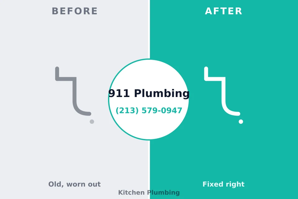 Before and after: plumbing repair Orange Beach, AL